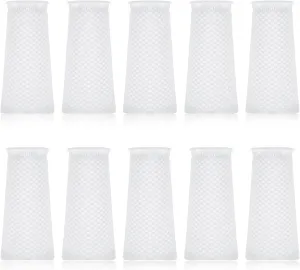 10Pcs 150 Micron Honeycomb Filter Socks,Aquarium Filter Sock 3D Honeycomb Design Filter Sock,Aquarium Filter Bags for Saltwater Aquarium Use in Freshwater Saltwater Aquarium Ponds Sumps Overflows