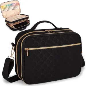 2 Compartment Bible Cover for Women,Large Bible Case with Handles Shoulder Strap,Carrying Bible Bag Scripture Case Church Bag Bible Protective with Pocket