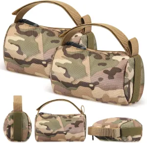 2 Sets Shooting Bags Rest Pre Filled Bench Rest Bags Front Rear Support Sandbag Stand Holders for Outdoor Shooting Range and Hunting