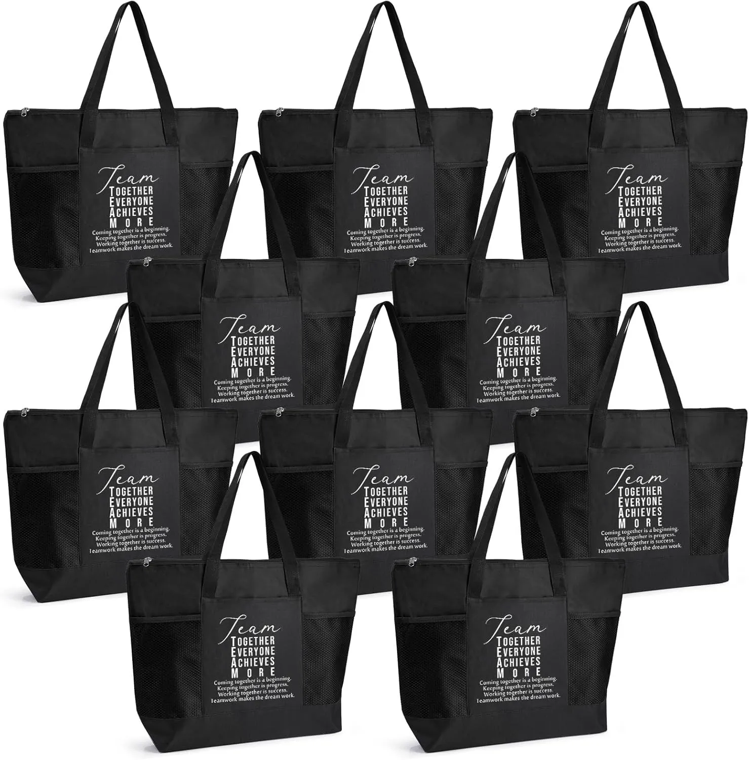 20 Pcs Team Employee Appreciation Tote Bags Gifts for Women Sport Work Nurse Team Teachers Coworker Office