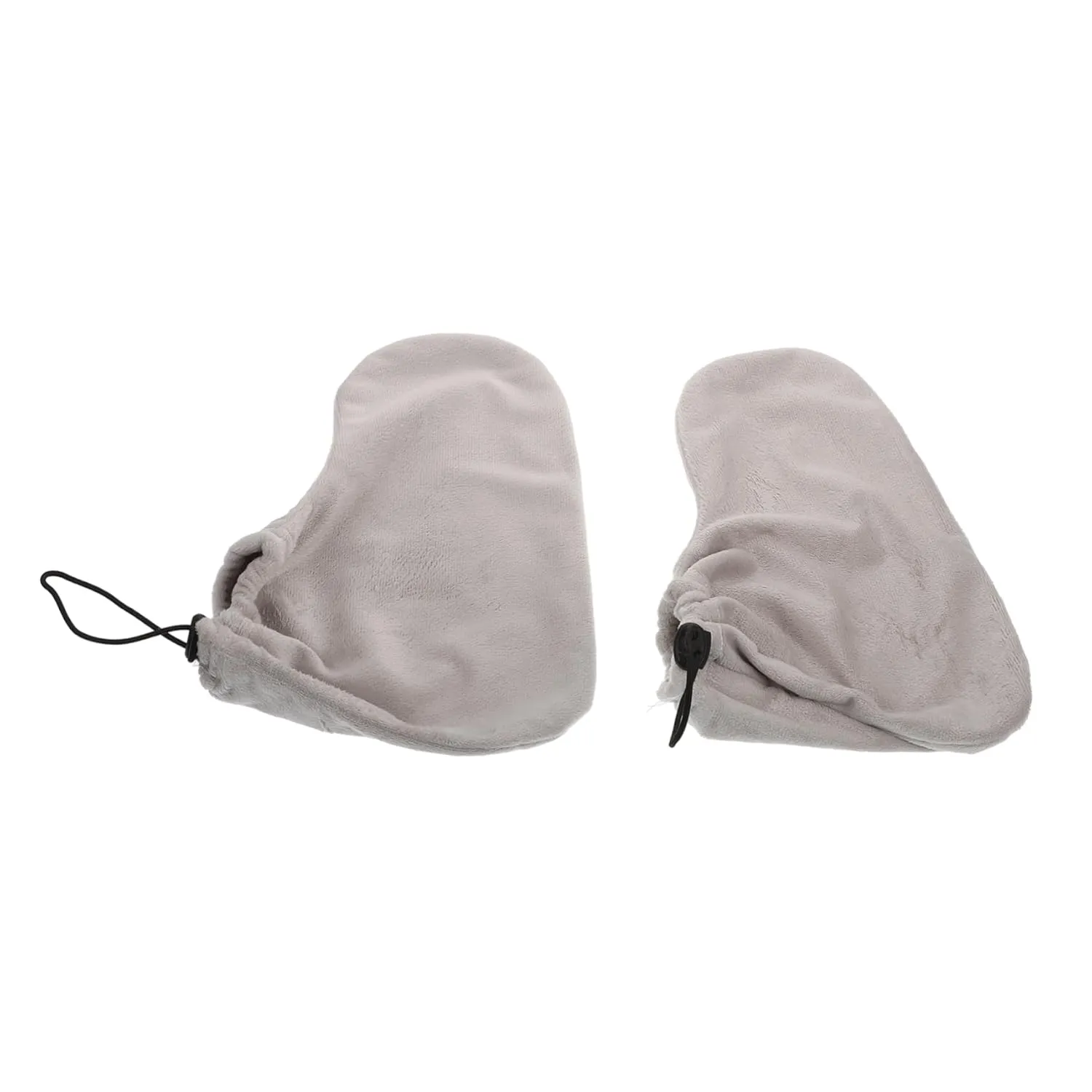 3 Pairs Boots Paraffin Heated Bag Foot Spa Warming Booties Wax Bags Karite Mitts Treatment Block Paraffin Wax Bath Liners Wax Foot Cover Paraffin Foot Liners Holder Kit Grey Plush