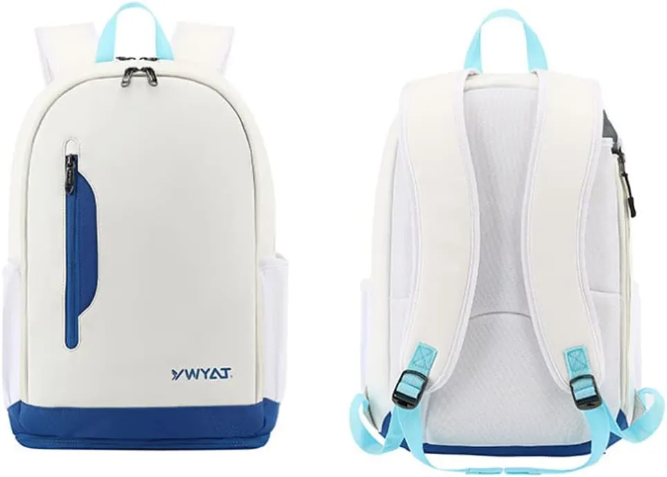 3 Rackets Tennis Badminton Bags for Women Men, Waterproof Shoe Compartment Backpack for Squash Racquetball Pickleball