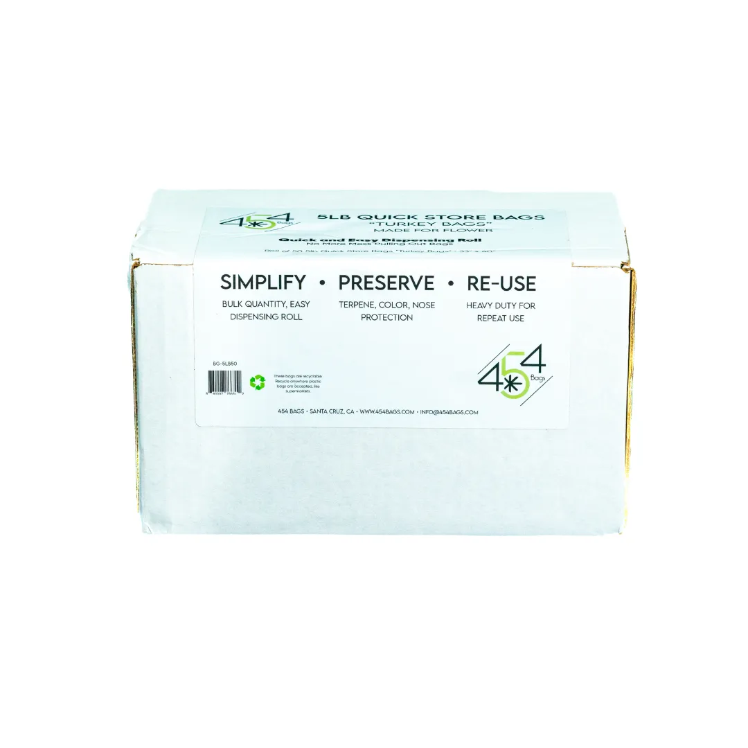 5lb 'Not For Turkey Bags' - 33" x 40" - Roll of 50