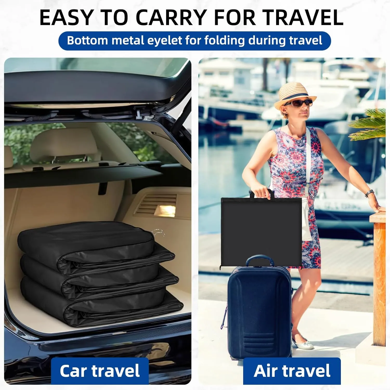 70"" Gusseted Garment Bags for Hanging Clothes 70"" Dress Bags for Gowns Long Waterproof Dress Cover for Closet Hanging Clothes Storage Bag, 2 Packs (BLACK, X)