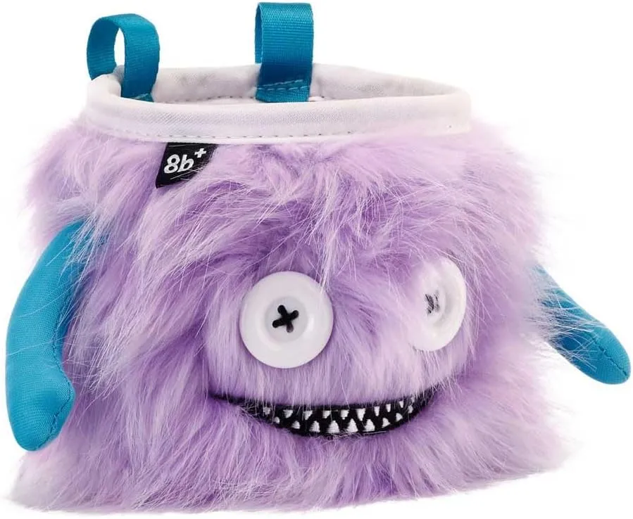 8BPLUS Chalk Bag for Climbing, Bouldering, Belt and Giftbox Included - Wide Opening - Brush Holders, for Left & Right Handers