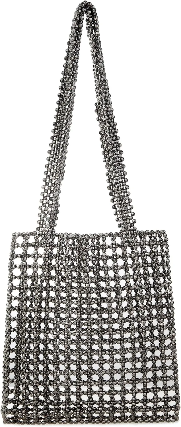 Acrylic Beaded Shoulder Bag Casual Tote Bag for Daily Use and Travel