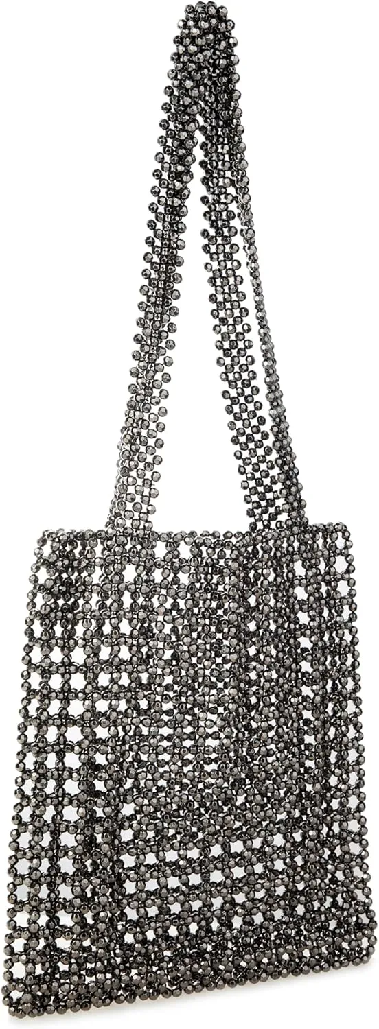 Acrylic Beaded Shoulder Bag Casual Tote Bag for Daily Use and Travel