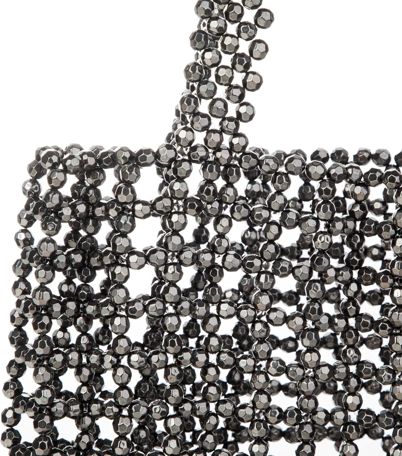 Acrylic Beaded Shoulder Bag Casual Tote Bag for Daily Use and Travel