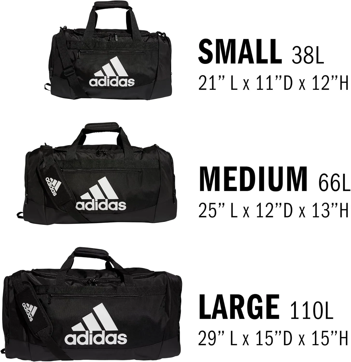 adidas Unisex Defender 4.0 Gym Duffel Bag for Men and Women, Team Power Red, Large (110L)