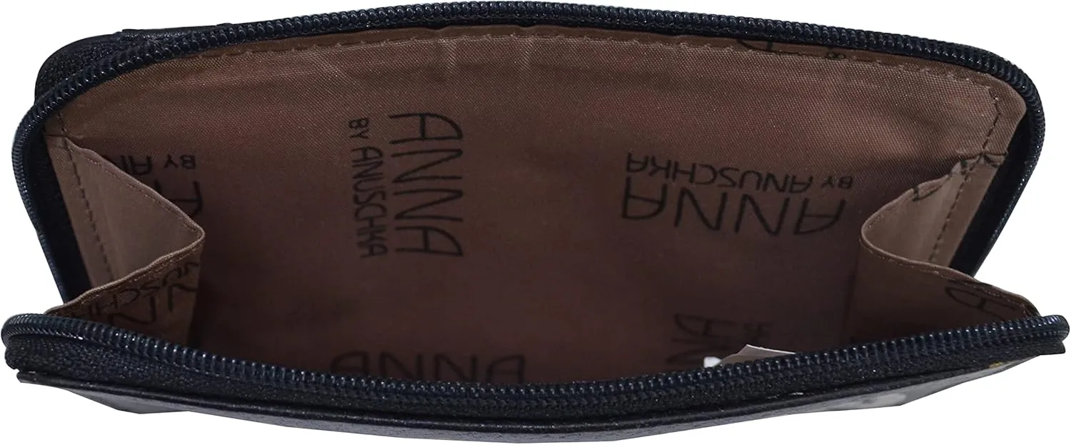 Anna by Anuschka Women's Hand-Painted Genuine Leather Organizer Wallet