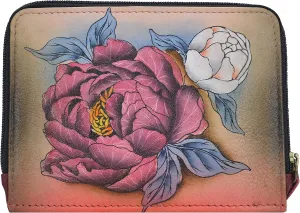 Anna by Anuschka Women's Hand-Painted Genuine Leather Organizer Wallet