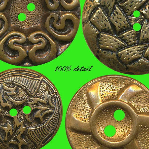 Antique Gold Buttons