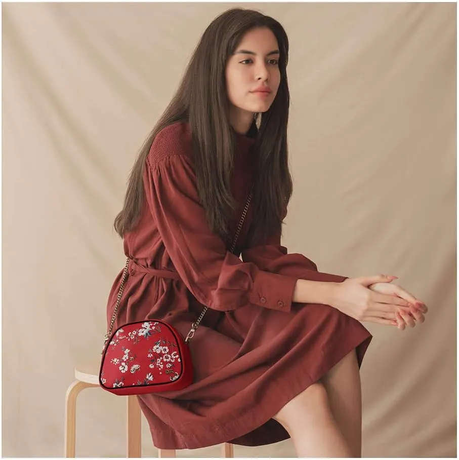 Arch Sling Crossbody Bag For Women| Vegan Leather Purse | Ladies Shoulder Handbag For Work, Office, Travel