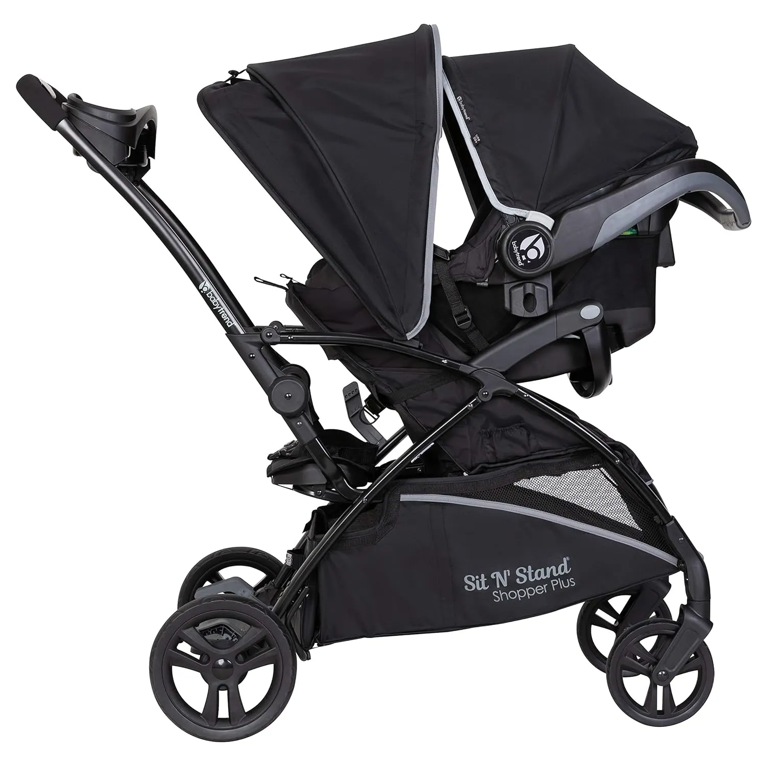 Baby Trend Sit N’ Stand® 5-in-1 Shopper Plus Stroller, Kona