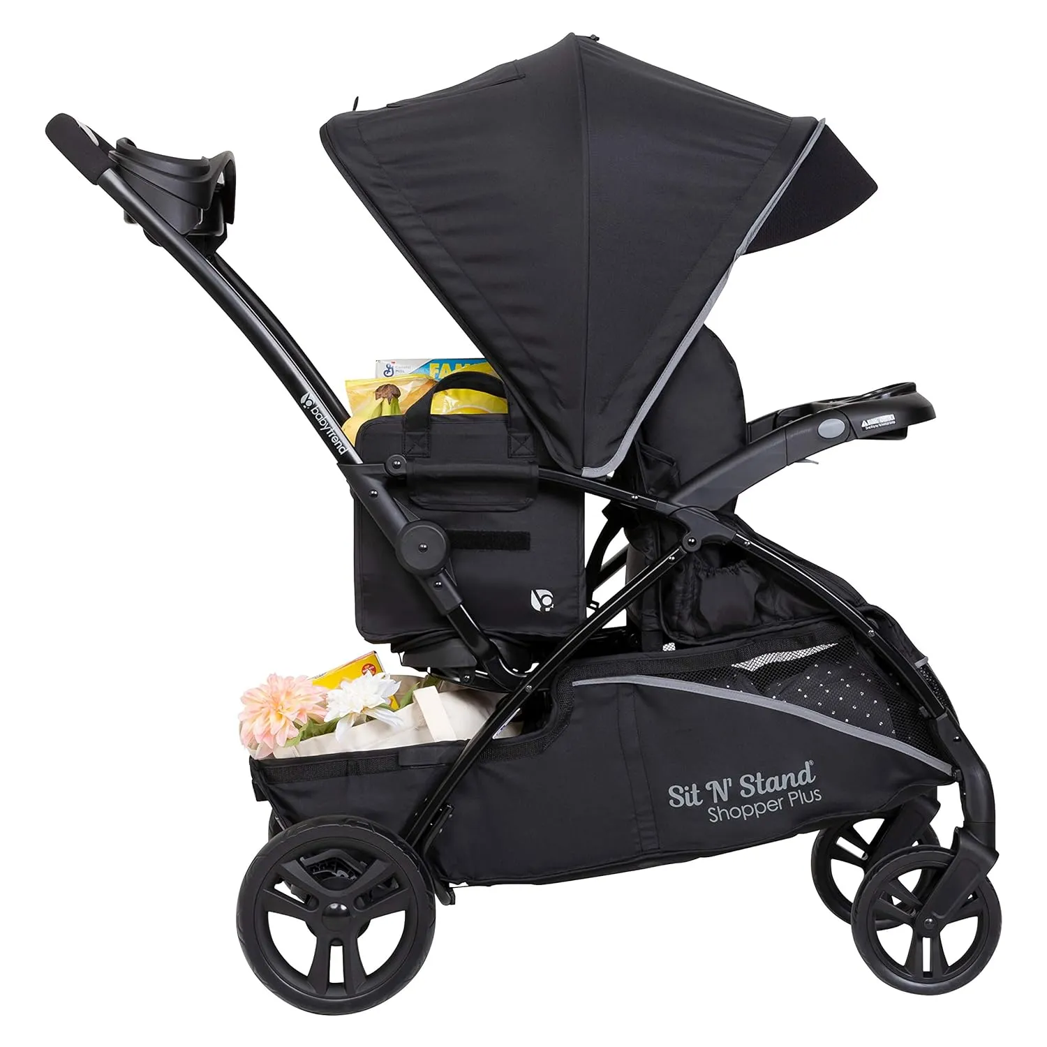 Baby Trend Sit N’ Stand® 5-in-1 Shopper Plus Stroller, Kona