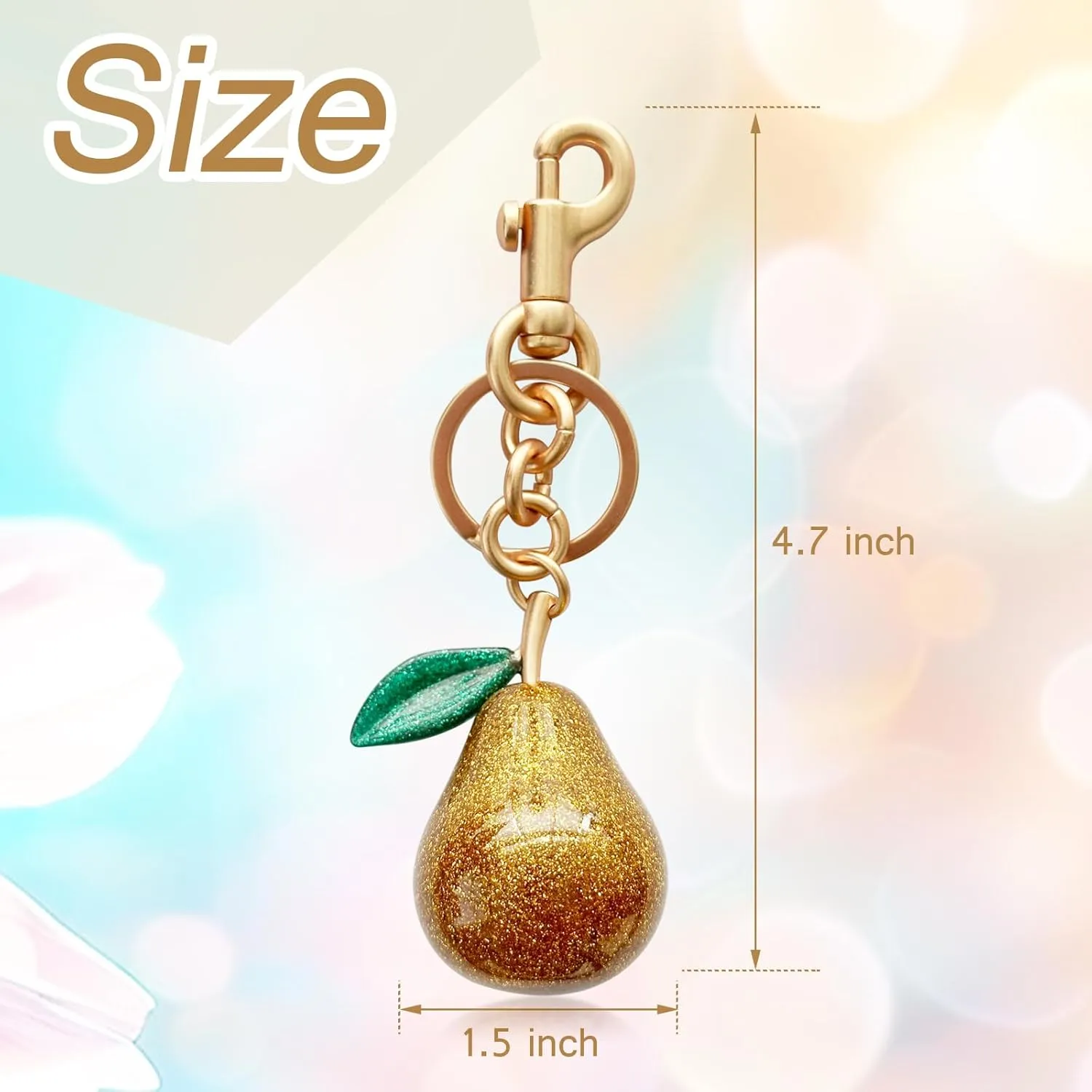 Bag Charm Purse Charms Keychain-Cute Fruit Bag Charms-Handbag Charm Accessories