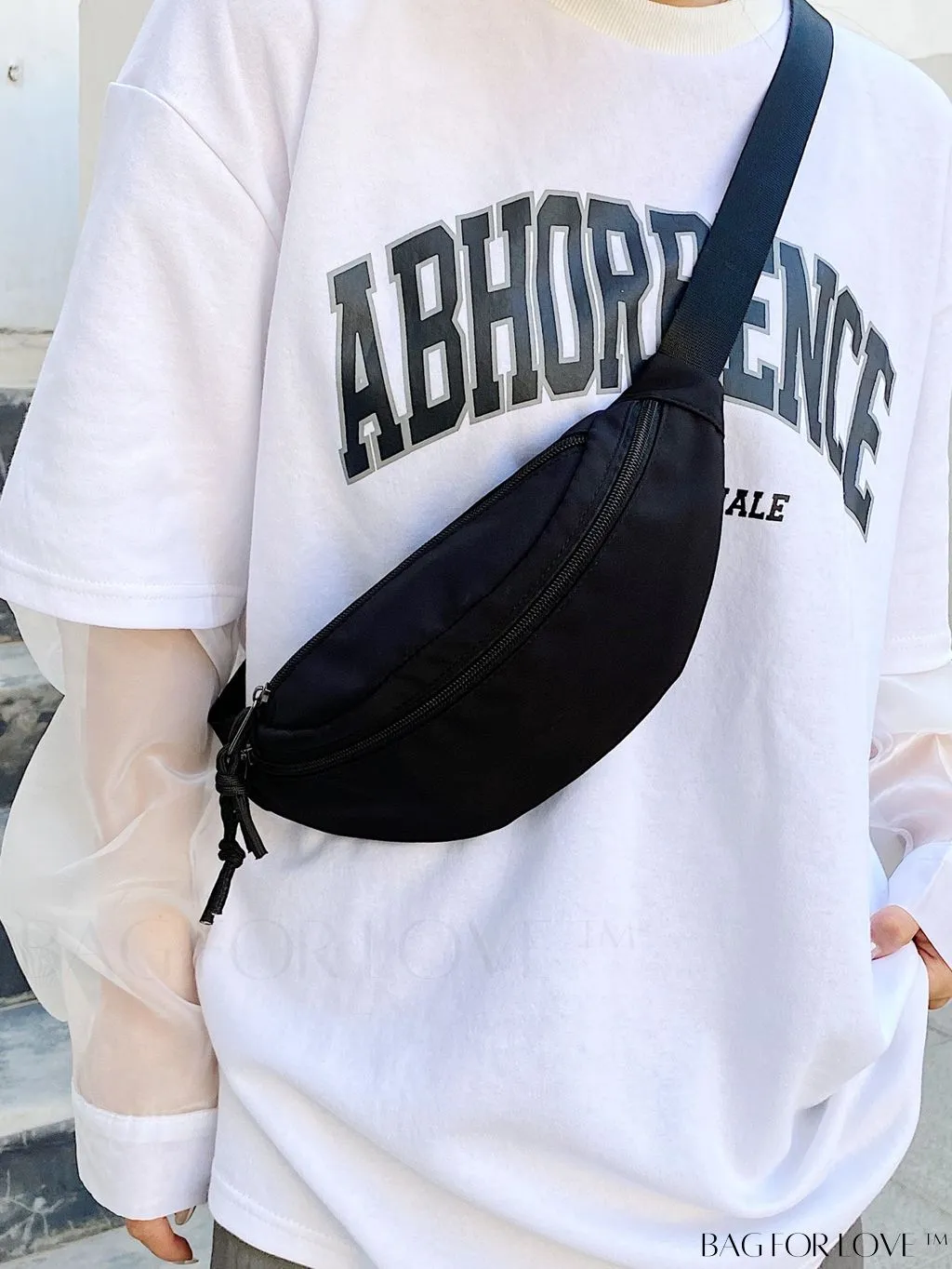 BagForLove - Streamlined Knot Embellished Waist Pack