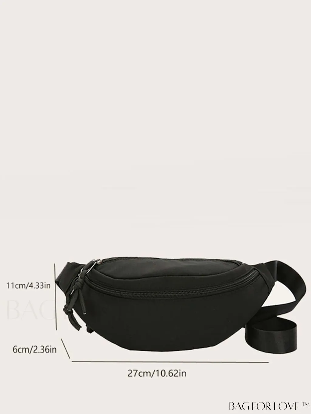 BagForLove - Streamlined Knot Embellished Waist Pack