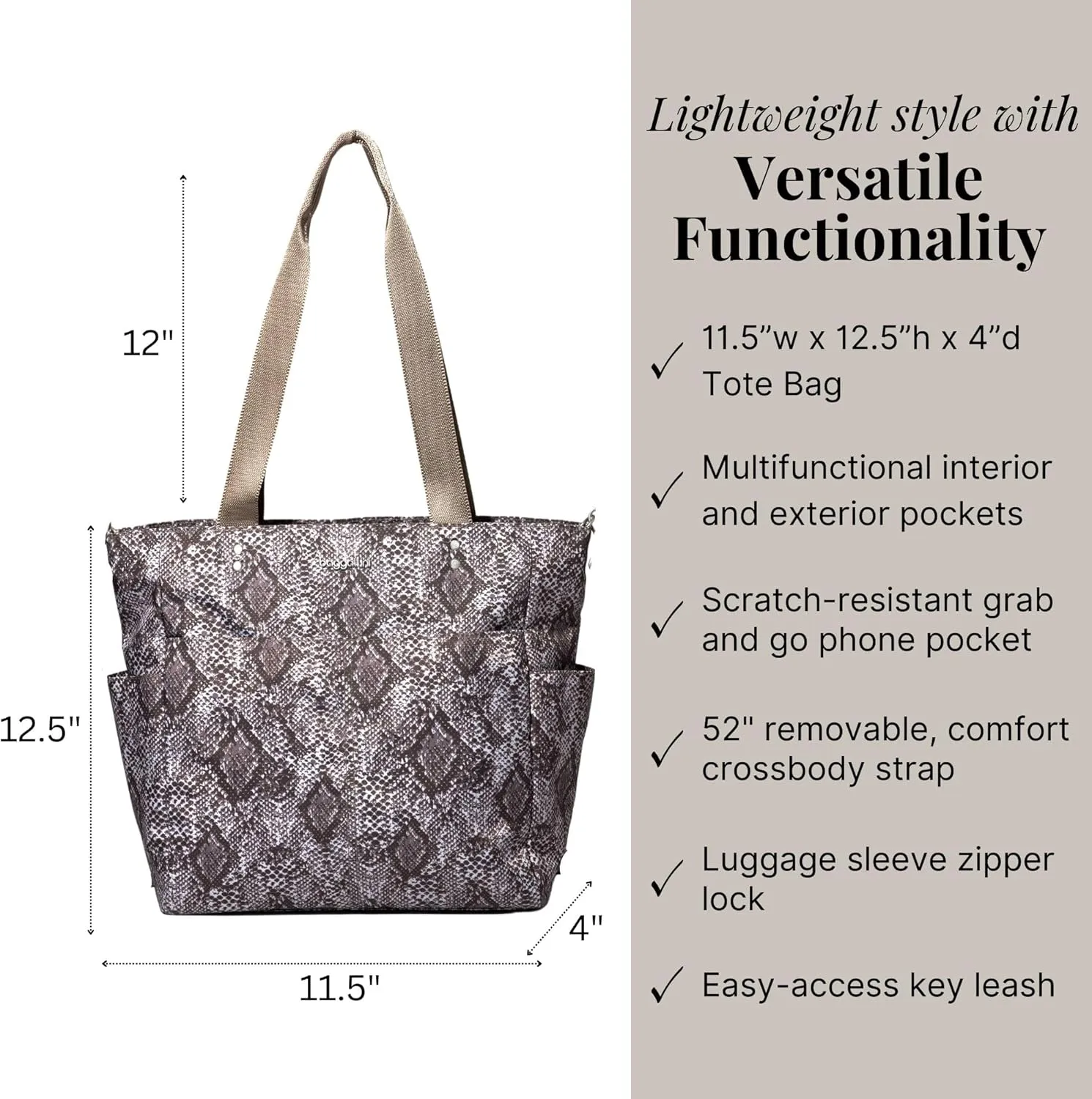 Baggallini Carryall Daily Tote