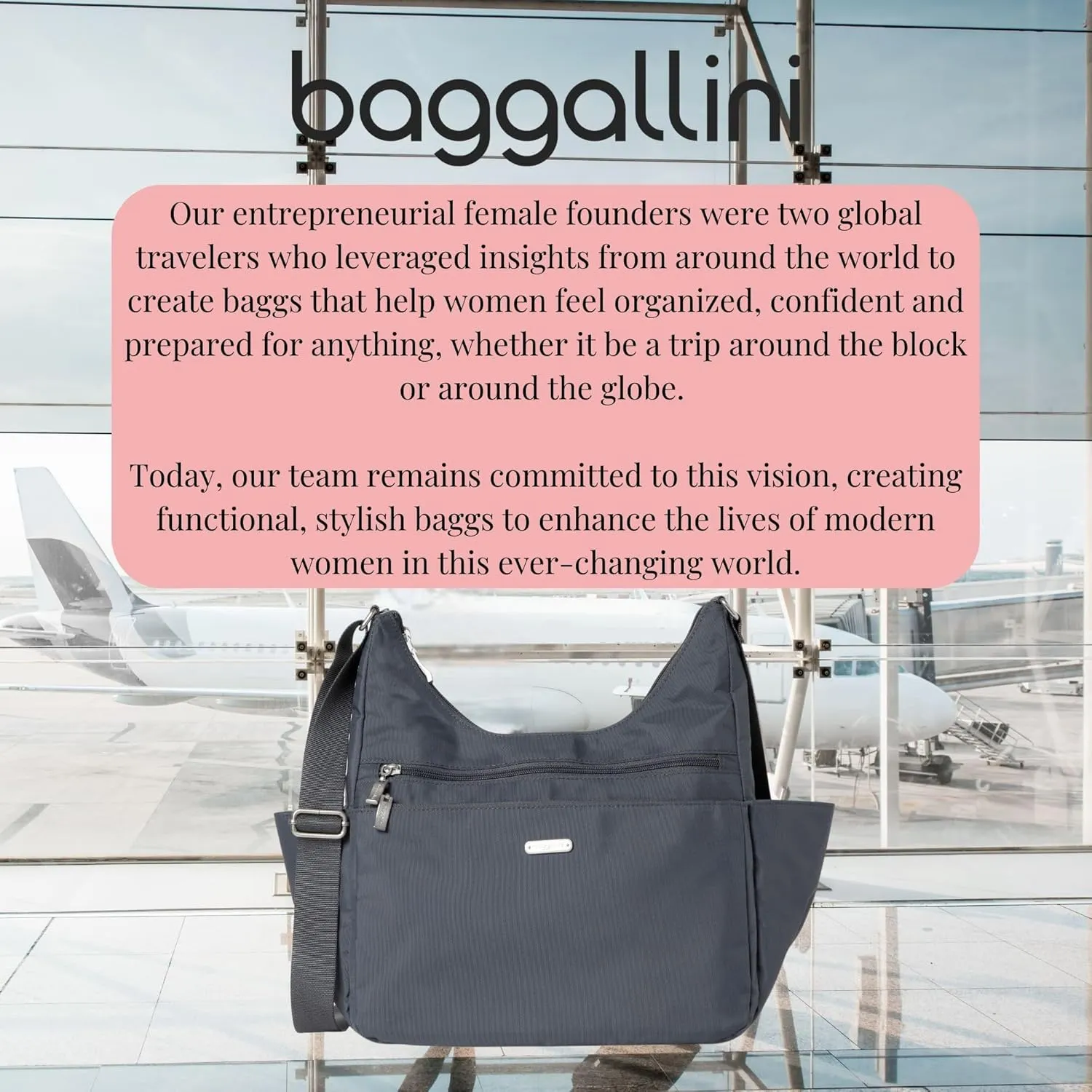 Baggallini Essential Hobo Crossbody