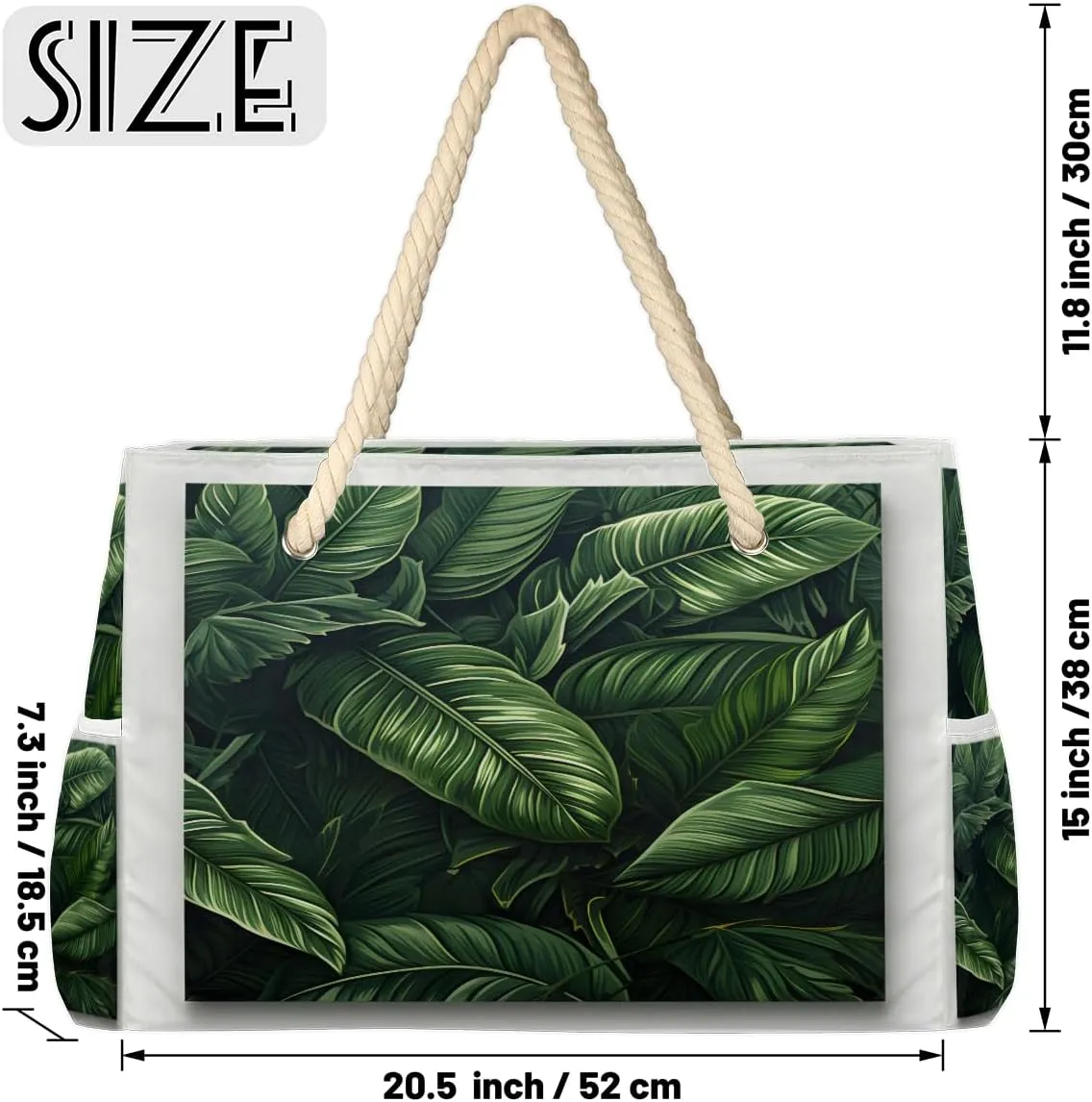 Beach Bags for Women, Large Waterproof Beach Tote Bag for Gym Grocery Travel