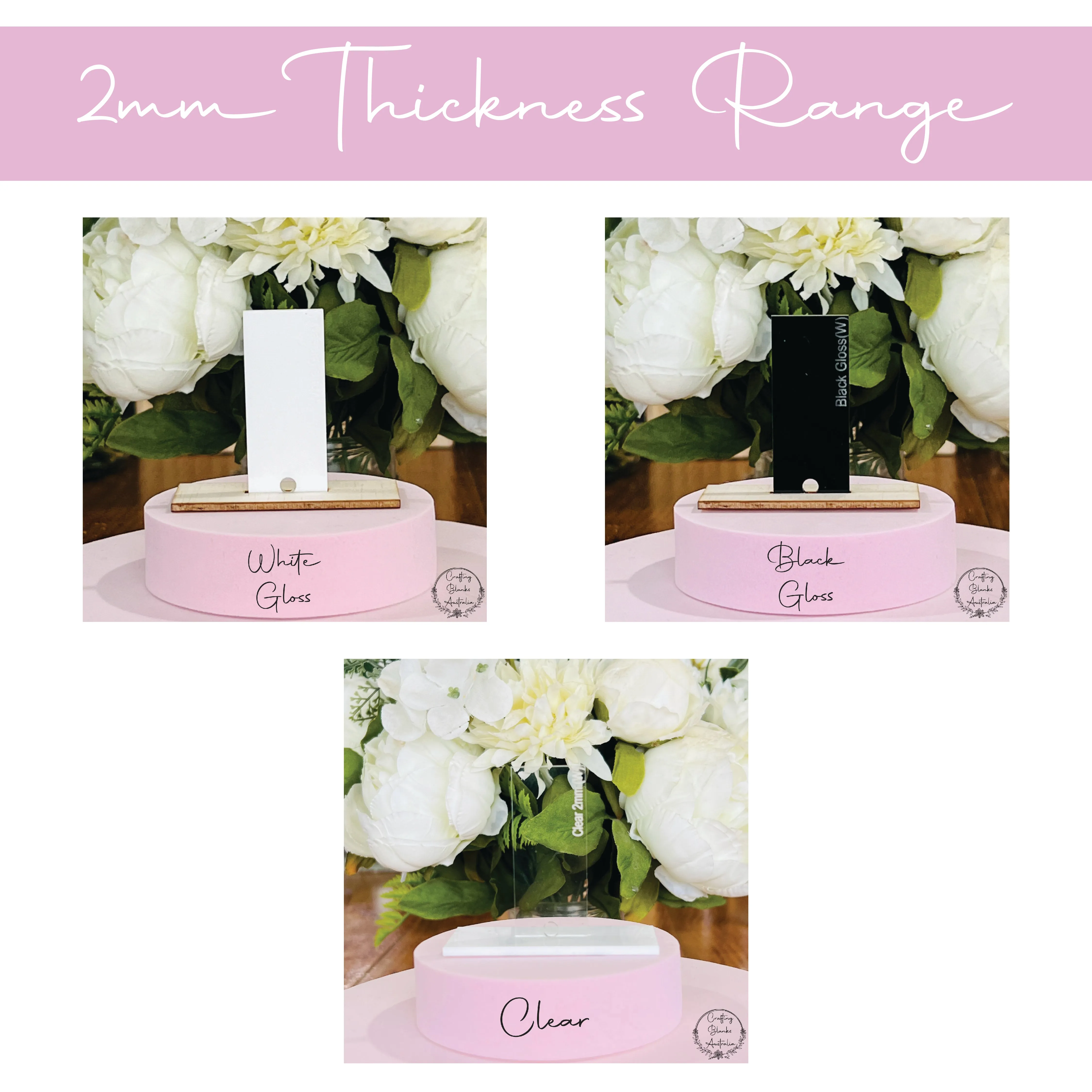 Birthday Cake • Arch Blank Tag • 50mm x 90mm