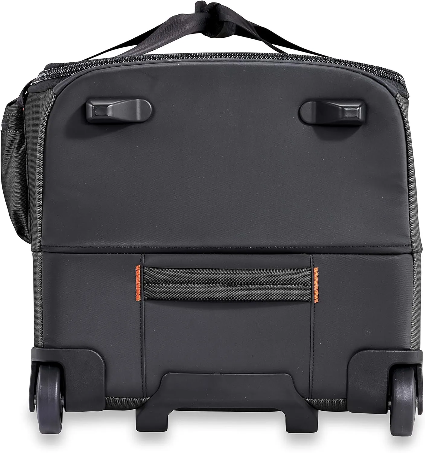 Briggs & Riley 27" Medium Upright Duffle - Checked Luggage for Travel, Suitcases with Wheels, Softside Rolling Bag for Men & Women, Self-Repairing Zipper - ZDX Collection, Black