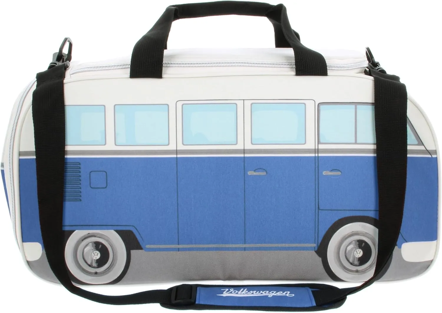 BRISA VW Collection - Volkswagen Samba Bus T1 Camper Van Sport, Gym, Travel Bag, Duffel with Shoe & Wet Compartment