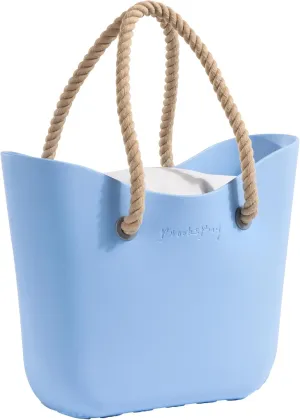 Brook   Bay Beach Bag Rubber Tote Bag with Zipper - Travel Bag, Beach Bags Waterproof Sandproof, Beach Bag for Women