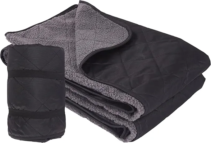 Camping Blanket,Cold Weather Warm Outdoor Blanket,Windproof Triple Layers Warm Comfy Foldable for Camping,Traveling, Stadium, Hiking, Picnics,Machine Washable 76.3"x 56.6"