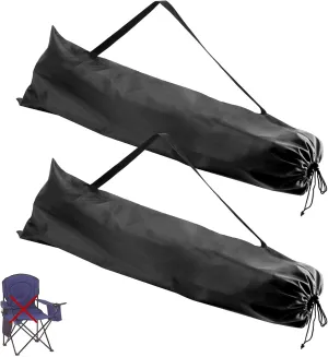 Camping Chair Replacement Bags for Coleman, Folding Camping Chair Carry Bags Replacement for Camp Chairs, Protective Lawn Chairs Bag, Beach Chair Bags for Travel Outdoor Sports, 40.74inches, 2Pack