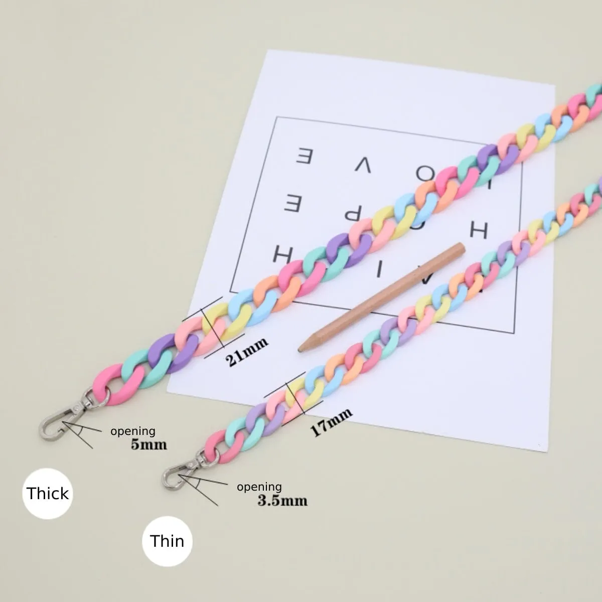 Candy link chain SHW