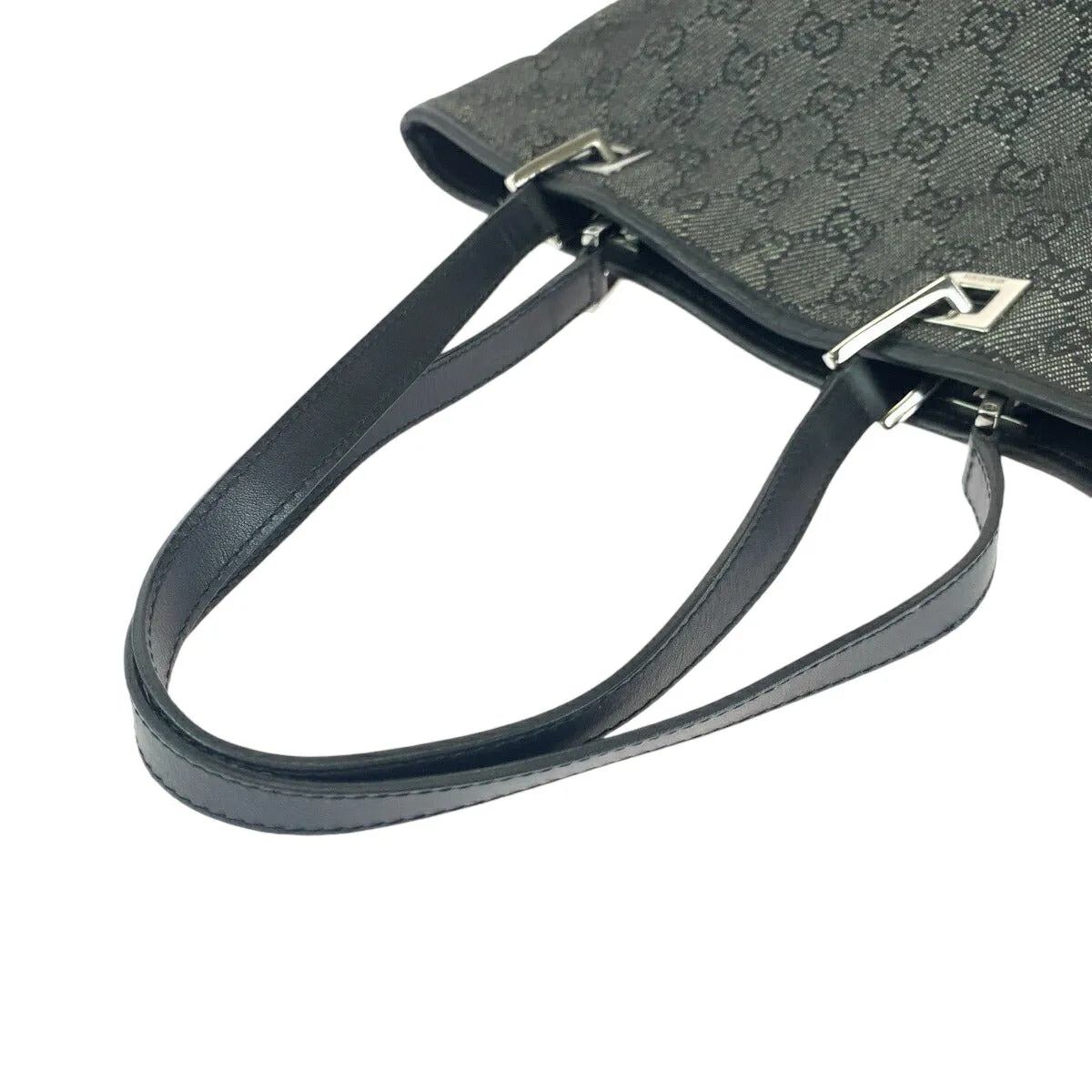 Canvas Black Robust Silver Bag Hardware GG Gucci Limited supply Tote