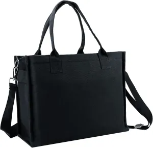 Canvas Tote Bag for Women, Large Laptop Crossbody Bag Travel Tote Handbag Everything Bag with Zip Simple Bag
