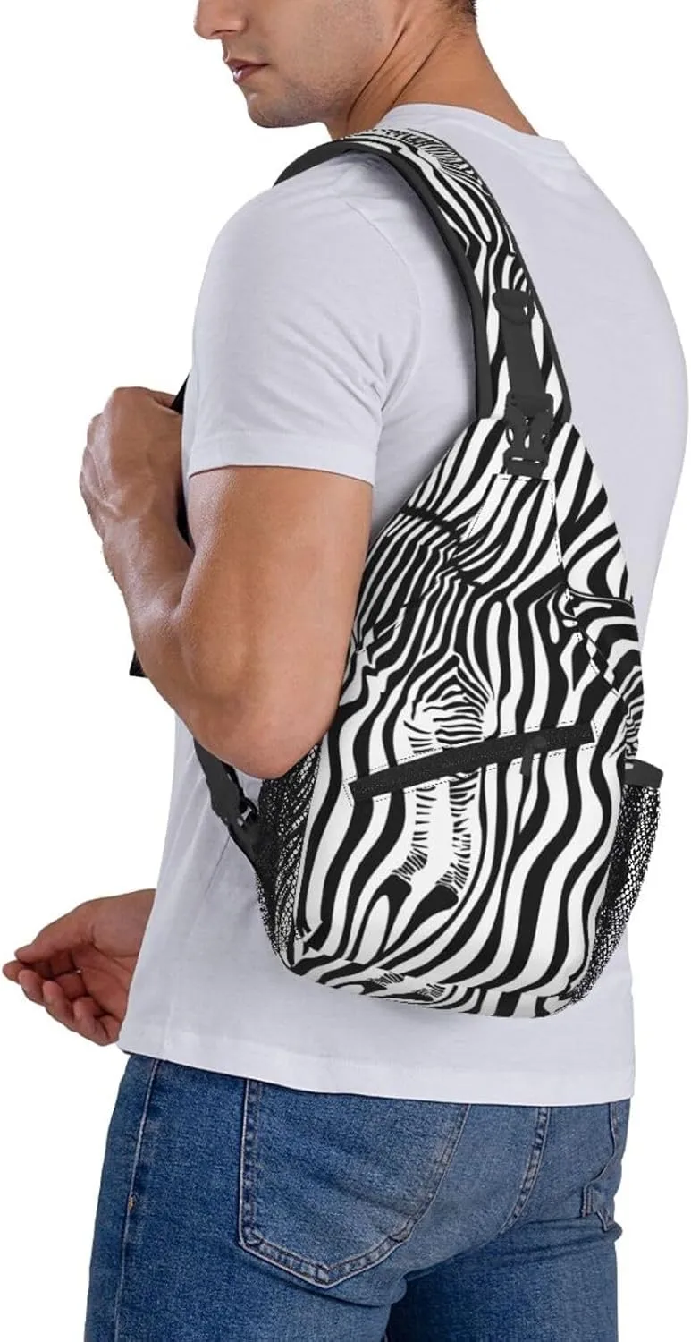 Cash US Dollar Sling Bag Adjustable Crossbody Bag Casual Chest Bags Travel Shoulder Backpack For Women Men
