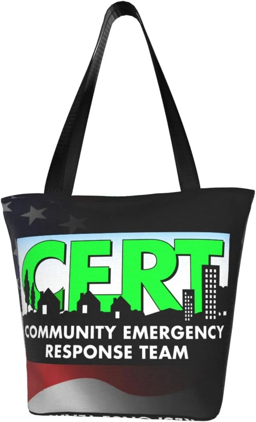 Cert Community Emergency Response Team Fashion Shoulder Bag Large Capacity For Man Or Woman