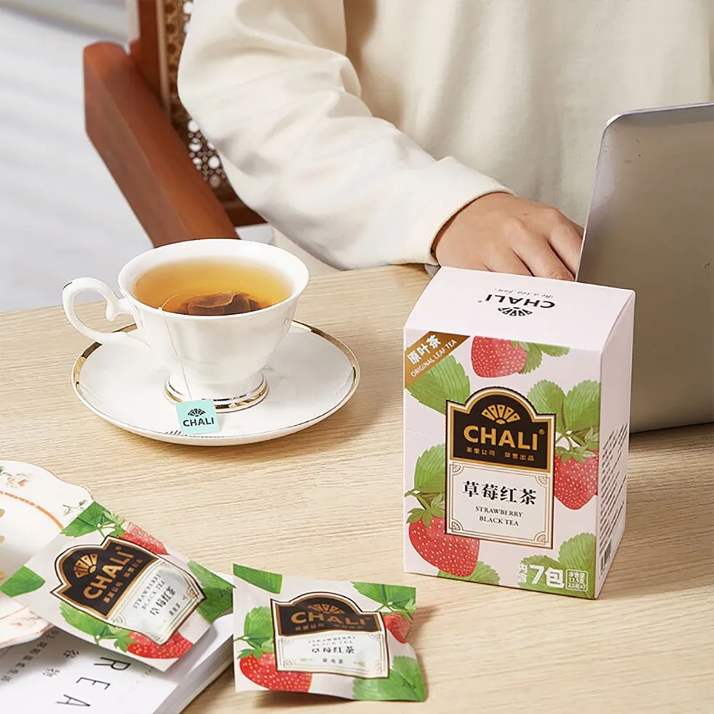 Chali Strawberry Black Tea - 7 Tea Bags