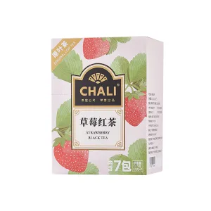 Chali Strawberry Black Tea - 7 Tea Bags