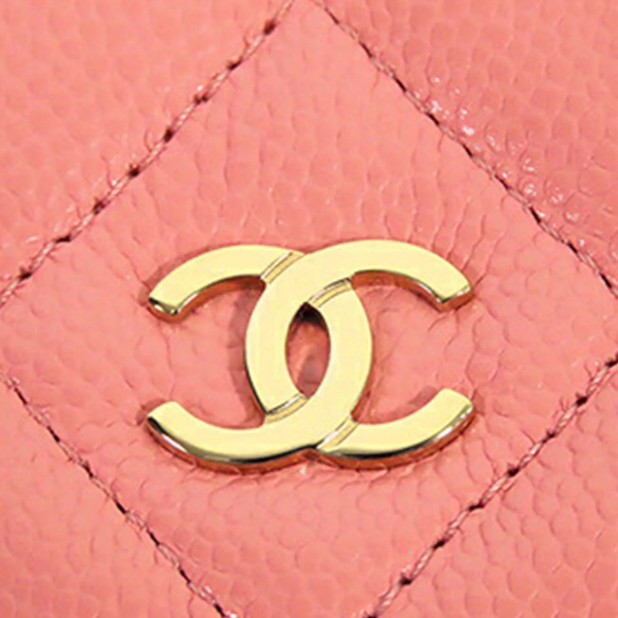 Chanel Classic Caviar Wallet On Chain