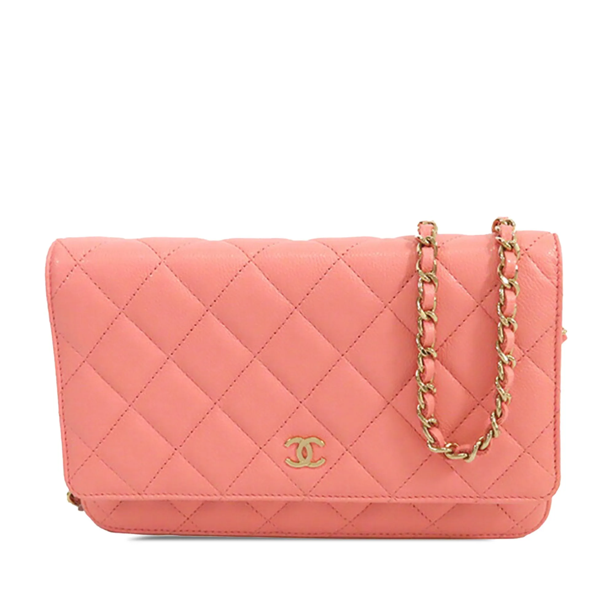 Chanel Classic Caviar Wallet On Chain
