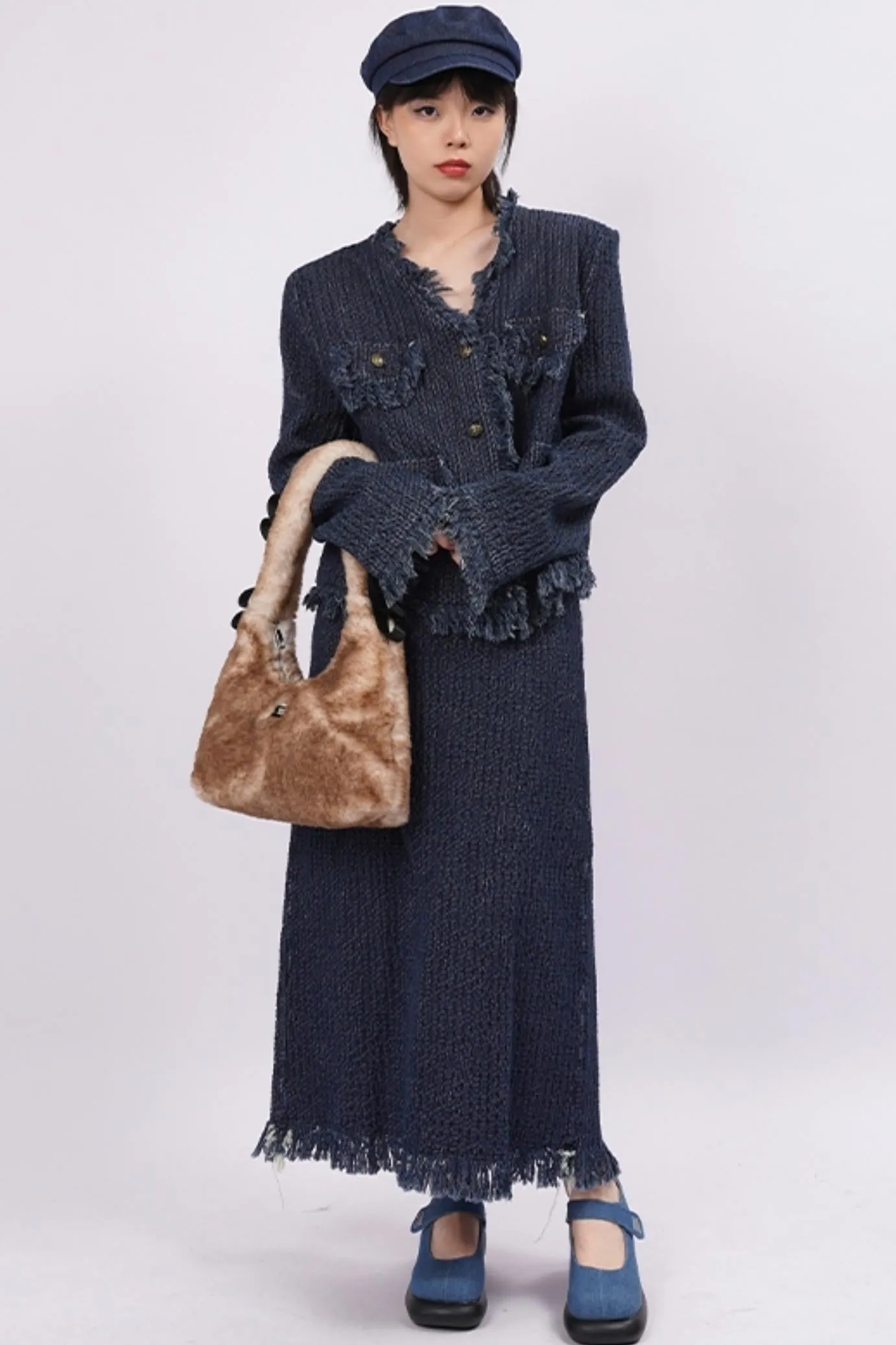 Chic Spice Fur Bag