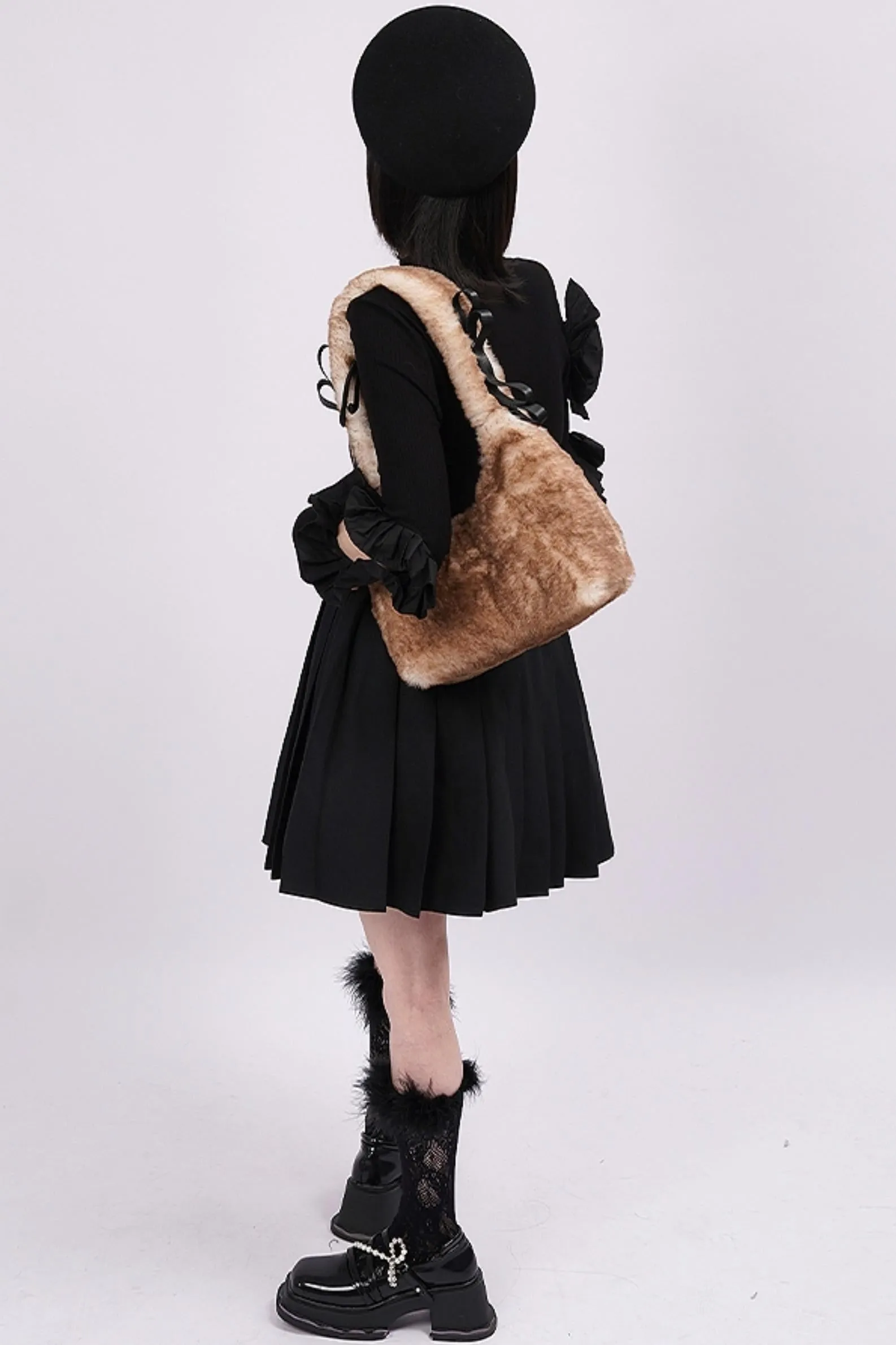 Chic Spice Fur Bag