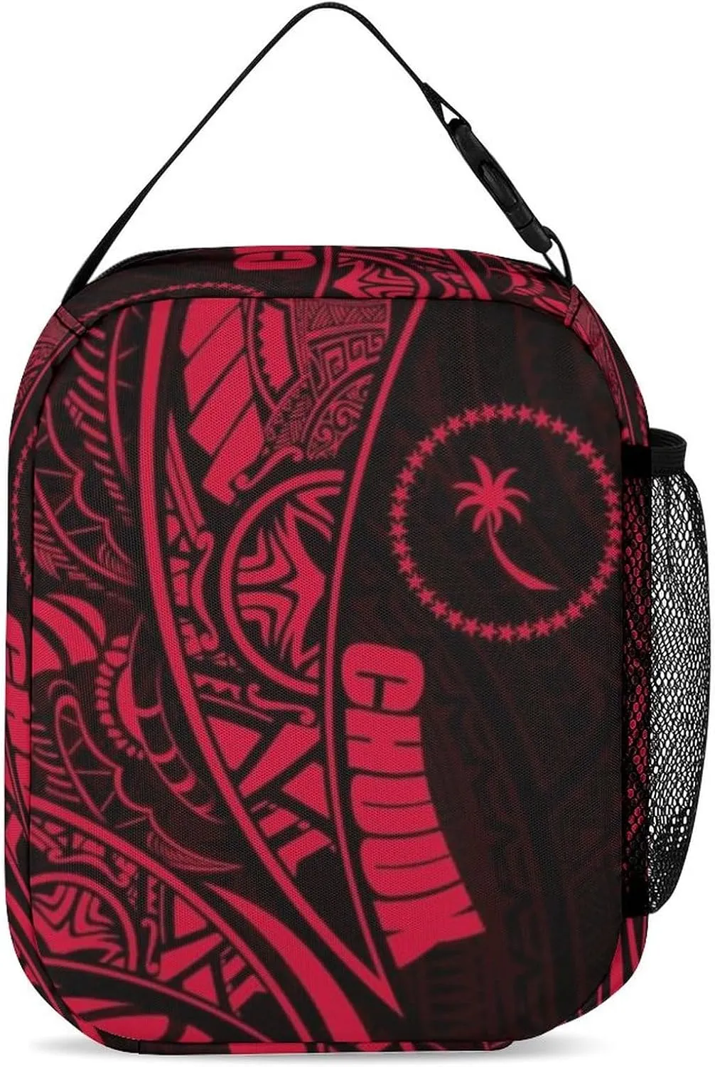 Chuuk Polynesian Pattern Luxury Lunch Bag Lunch Box for Women Men Large Capacity Insulated Lunch Bags Leakproof Reusable Lunch Travel Tote Bag