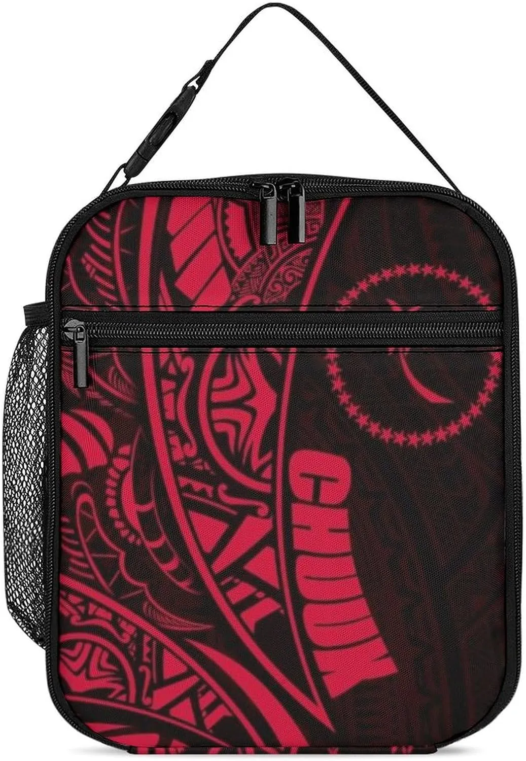 Chuuk Polynesian Pattern Luxury Lunch Bag Lunch Box for Women Men Large Capacity Insulated Lunch Bags Leakproof Reusable Lunch Travel Tote Bag