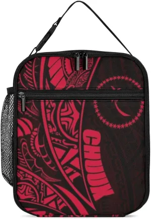 Chuuk Polynesian Pattern Luxury Lunch Bag Lunch Box for Women Men Large Capacity Insulated Lunch Bags Leakproof Reusable Lunch Travel Tote Bag