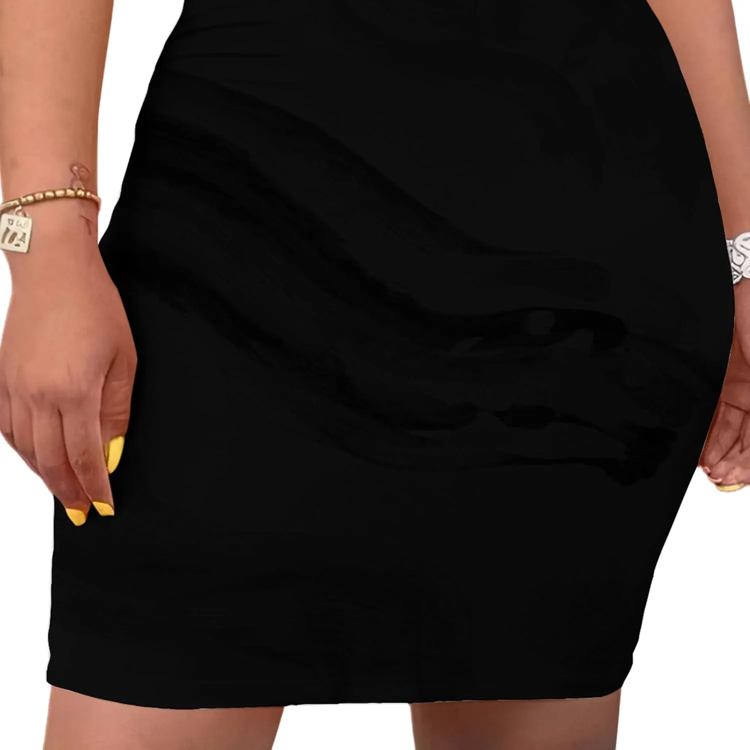 Cold Shoulder Dress for Women Plus Size Casual Summer Crewneck Short Sleeve Elegant Date Night Party Dress