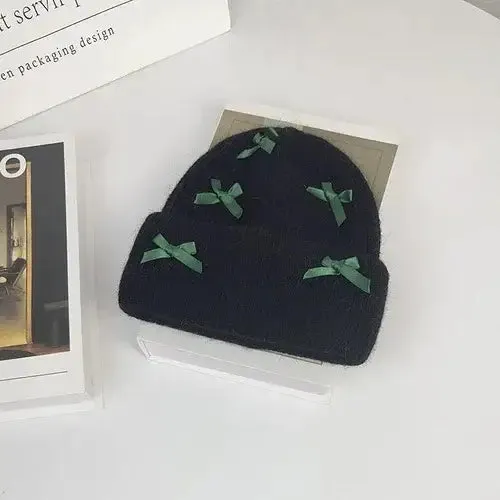Cozy Rabbit Fur Beanie for Y2K Style and Warmth