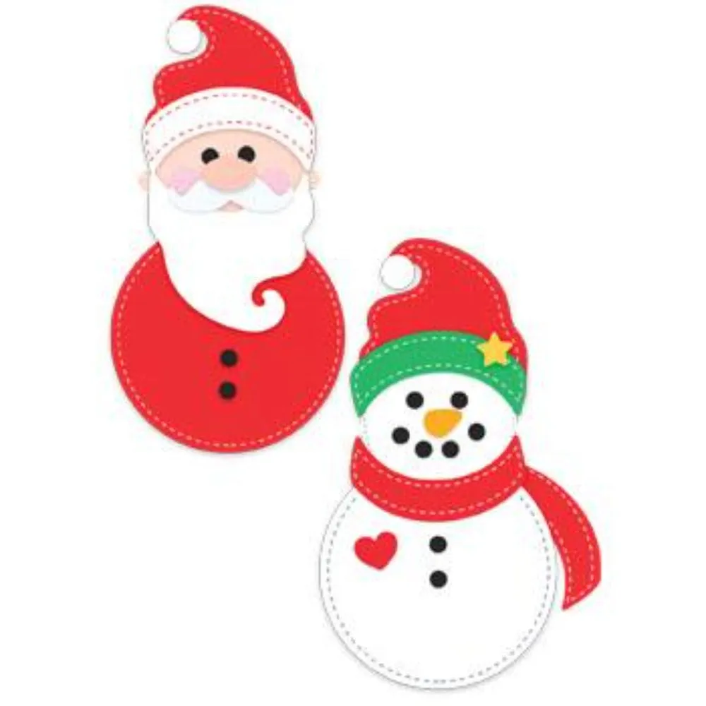 Crafters Edge Santa/Snowman Fabric Cutting Die
