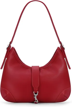 Crescent Shoulder Bag Purses For Women Half Moon Faux Leather Handbag Designer Underarm Hobo Bag Soft Travel