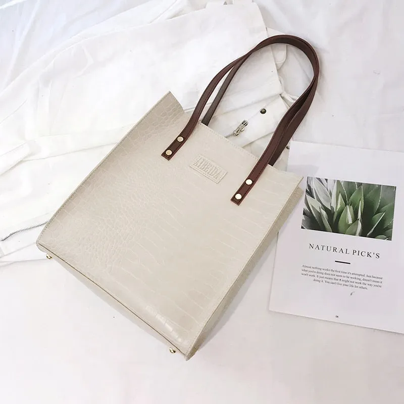 Crocodile Pattern Women Handbag